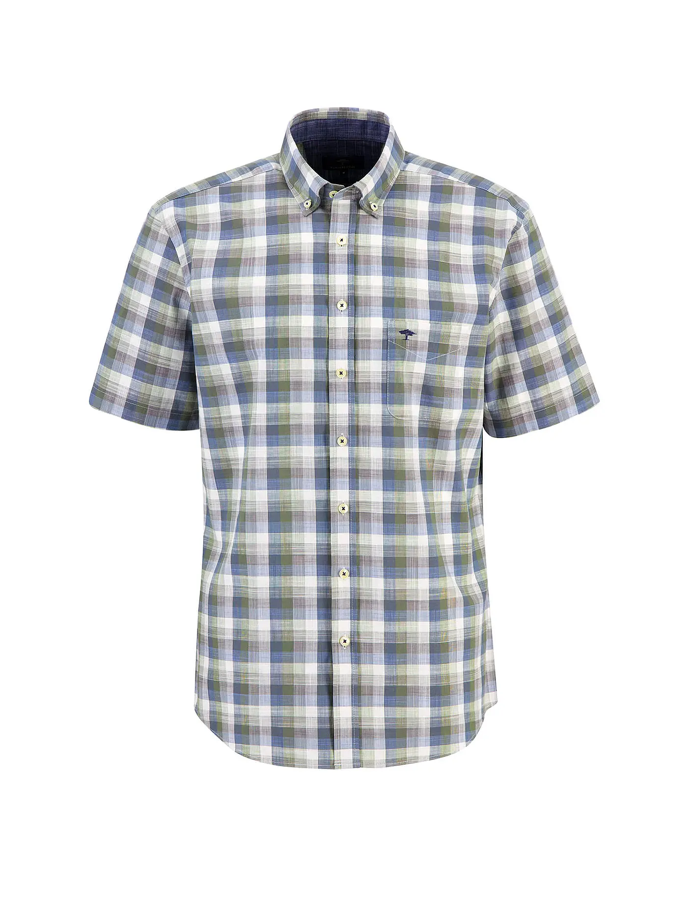 FYNCH HATTON | Hemd Regular Fit | olive